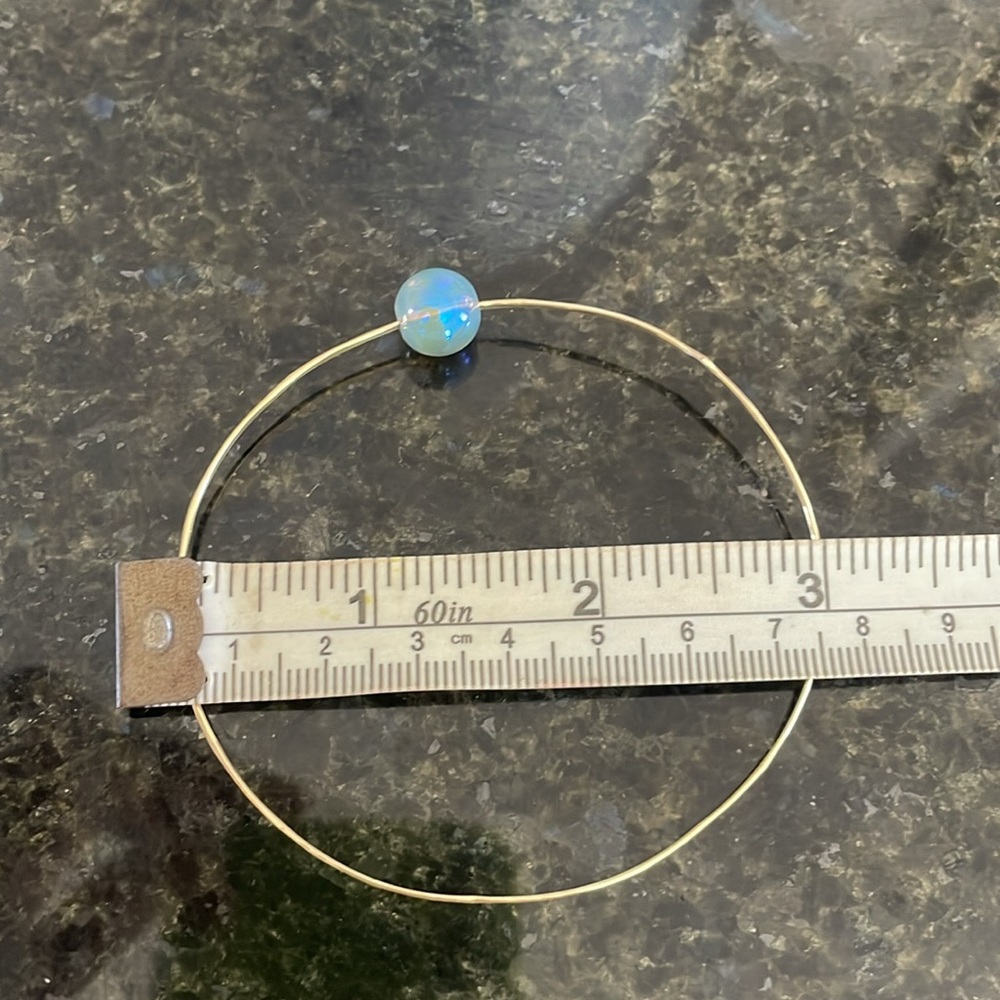 Handmade 14k gold filled Crystal Elegant Bangle - Picture 6 of 6
